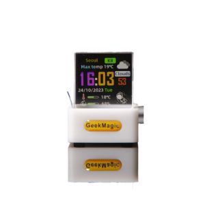 นาฬิกาดิจิตอลสถานีสภาพอากาศอัจฉริยะโฮโลแกรมจอแสดงภาพลูกบาศก์คริสตัลพร้อมอัลบั้มภาพเคลื่อนไหว GIF