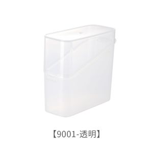 【iMall】Clear Plastic Container With Flip Lid Tea Coffee Bag Organizer Storage Box Kitchen Fridge Cheese Slices Holder