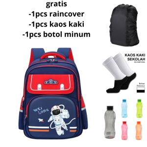 Ransel Sekolah Dasar Tahan Air Tas Sekolah Anak-anak Untuk Anak Laki-laki