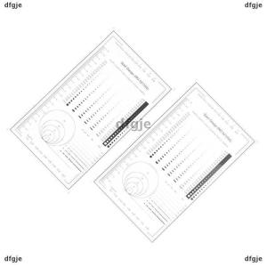 [COD] dfgje 1 2pcs Spot Gauge Comparison Card Ruler Point Dot Line Gauge Scratched Area Circle Ellipse Diameter Width Thickness Micrometer