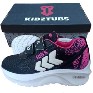 Sepatu Sekolah Anak Perempuan Sepatu Warna Hitam Murah Tali Perekat Rekat Kecil Tanggung Umur 6-10 Tahun PAUD TK SD SMP SMA Kelas 1 2 3 4 5 6 7 8 9 0-KIDZTUBS1927012124