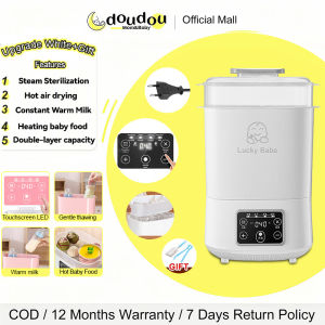 doudou Five-in-one Multifunctional Baby Bottle Disinfection Dryer Milk Warmer Large-Capacity Steam 99% Sterilizer