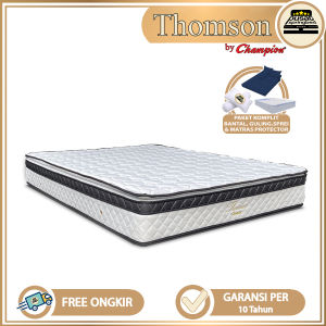 Springbed Kasur Bonnel Spring Plushtop & Pillowtop (Springbed Saja) - Champion Springbed Thomson [JABODETABEK]