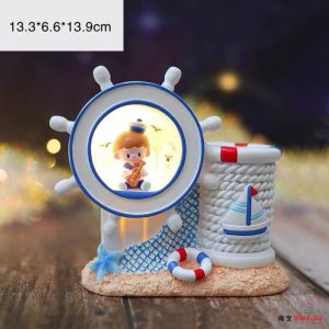 Tượng cắm bút kèm đèn ngủ ông già Noel/Doraemon/Lotso/Thủy Thủ nhiều kiểu Cắm bút đèn led thư giãn trang trí