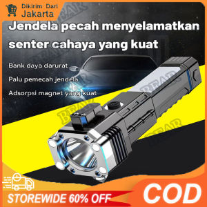 Lampu kerja pemadam kebakaran darurat luar ruangan penyelamatan diri senter di luar jendela pecah