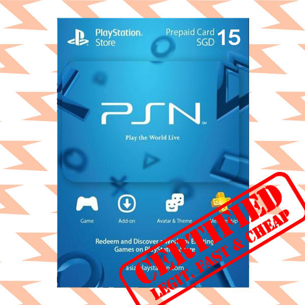 Psn hot sale card sgd