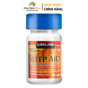 Kirkland Signature Sleep Aid Doxylamine Succinate 25mg 96 Viên - Viên Uống Hỗ Trợ Cải Thiện Giấc Ngủ