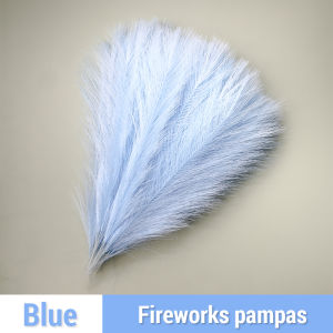 12pcs 56cm Artificial Water Reed Pampas Floc Grass Green Plant Fake Flowers Leaves Home Living room decoration