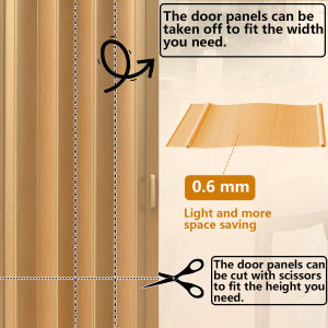 Accordion Sliding Door PVC Indoor Folding Doorssliding doors kitchen open partition hanging Mga sliding door