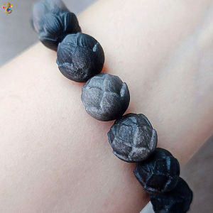 Collection Grade Lotus Gold / Silver Obsidian Bracelet