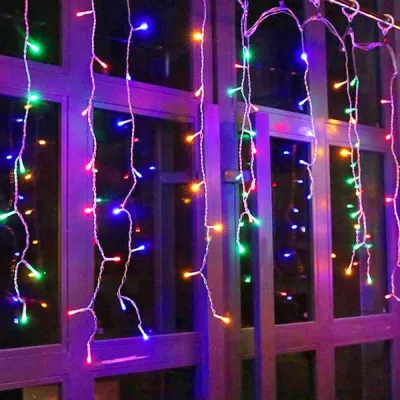 Outdoor Waterproof Christmas Light LED Fairy Light String Lamp Curtain Lights /LED Lampu Hiasan Dekorasi