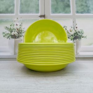 piring makan melamine ware cekung dalam ukuran 9.inc | diameter 22.5 cm G 1090 meishing food grade