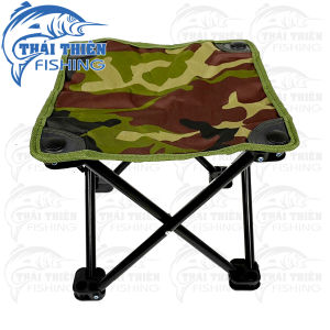 Ghế Gấp Gọn Đi Câu Cá Giải Trí Dã Ngoại Vải Dù Vân Rằn Ri Chân Kim Loại Sơn Tĩnh Điện