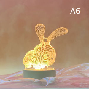 3D LED Night Light Table Lamps Night Table Lamp Bedroom Lamp Led Lights For Room Home Decoration  Ins Style Creative Birthday Gifts for Kids