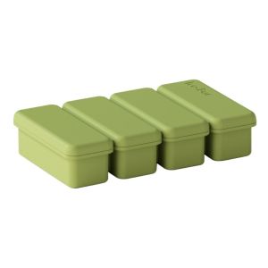 MMLUCK ice tube tray mold ice molder With Lid Long Ice Cube Mold Non-Stick Silicone Ice Cube Box DIY 4Grids Ice Mould Bar
