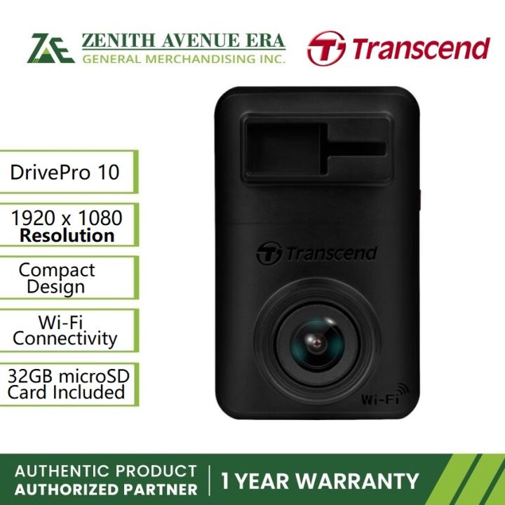 Transcend DrivePro 20 Caméra Moto Avec Carte 32GB MicroSDHC - Caméra Embarquée Moto