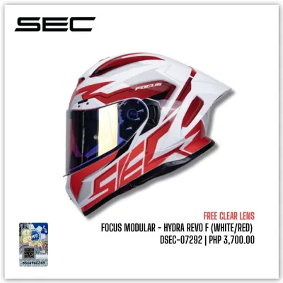 SEC Focus Modular Hydra Revo Modular Helmet for Motorcycle M-XL