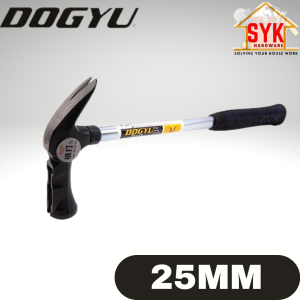 SYK (ORIGINAL) DOGYU (25mm/28mm) Tubular Stainless Steel Handle Paner Hammer with Magnetic Holder Hand Tools Tukul