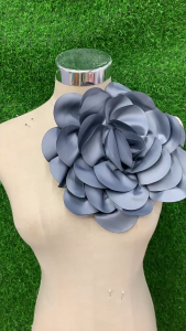Thanh Lịch 24Cm Handmade ghim cài ve áo Đẹp Satins ve áo hoa ghim cài ve áo Trâm Tinh Tế Cho Công Việc Và Kinh Doanh