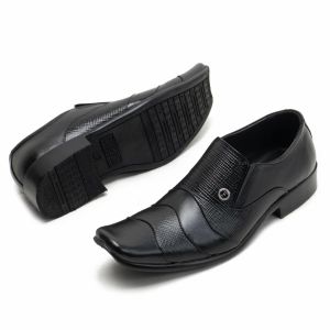 Sepatu Pantofel Pria Formal Kantor Branded Lokal Kulit MDF663