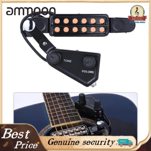 (Local Clearance) New hot 12-hole Acoustic Guitar Sound Hole Pickup Magnetic Transducer with Tone Volume Controller Audio Cable