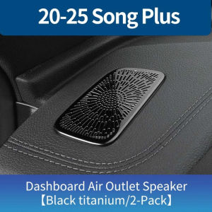 Car Trunk Speaker Covers On Both Side Speaker Cover Stainless Steel For Byd Song Plus Sealion 06 Dmi Ev 2020-2025