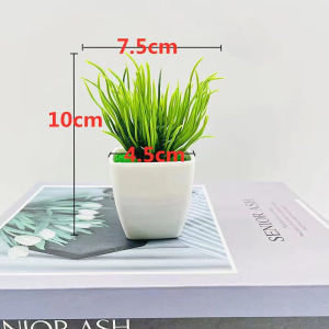 1pc Simulation Potted Plant High Quality Green Plants Plastic Home Decoration Artificial Potted Plants Artificial Plant