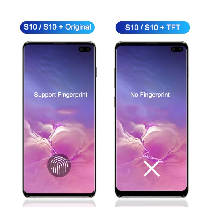 Fingerprint Scanner Amfilm S10 AmFilm Galaxy S10 Plus Screen - Main Image