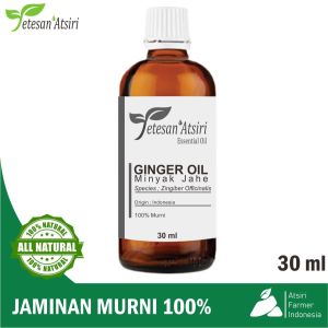 minyak atsiri jahe murni tanpa campuran ginger pure essential oil therapeutic grade aromatherapy aromaterapi aromaterapy oil burner 10ml 30ml 50ml 10 ml 30 ml 50 ml