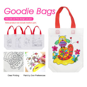 Art and Craft DIY Bag Colouring Bag Drawing Bag Goodies Bag Painting Bag Colouring Toy for Kids Mainan Lukis Door Gift