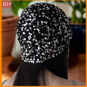 🔥🔥🔥ranghe Ins phong cách sequined rỗng Áo Thun Mũ Phụ nữ mùa hè và mùa thu hình ảnh du lịch bầu không khí đa năng giản dị Y2K Beanies