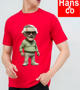 Kaos Pria Premium 3 Dimensi Tshirt 0blong Animasi Charlie Sultan Katun 24s 100% H0110 By Hans & co