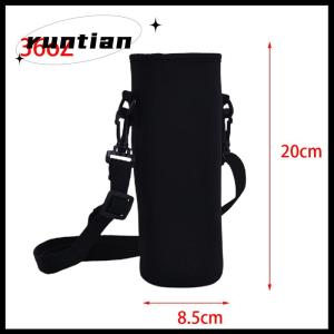 runtian 1X Neoprene chai nước tàu sân bay cách điện cup Bìa Bag chủ Pouch với dây đeo