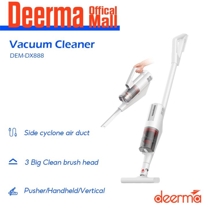 Deerma DX888 Vacuum Cleaner Light DIY With Strong Suction And Large