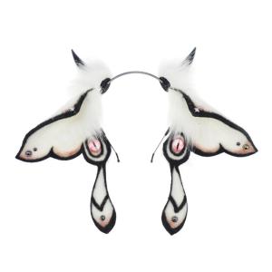 Comfortable Plush Headbands Adjustable Animal Ear Headbands Creative Headgear for Role Playing Event