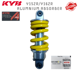 KYB PRO ACE ABSORBER Y15ZR Y16ZR MS1088YGA MS1088YSA MS1088RSA MS1088BGA 100% ORIGINAL MONOSHOCK ALLOY ALUMINIUM BELAKANG REAR Adjustable