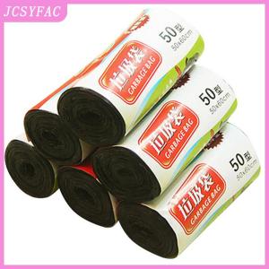 JCSYFAC 1Rolls 50x60cm Garbage Bags Single Color Thick Convenient Environmental Plastic Trash Bags Disposable Plastic Bag Black Garbage