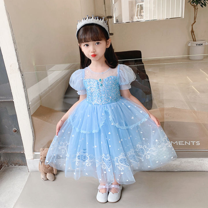 Elsa best sale dress lazada