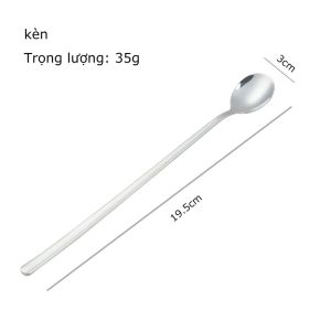 Thìa dài muỗng inox cán dài inox 304 cao cấp