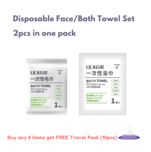 Hot Sale SG Disposable Face Towel 100% Cotton Facial Tissue/Roll Cotton Tissue Pad Free Gift