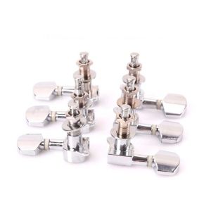 Amazthing 6 pcs Guitar String Tuning Pegs Machine Head Tuners (3 right + 3 left) 吉他弦纽套组