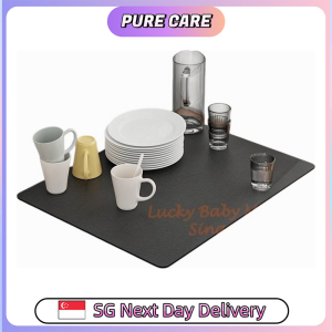 【Pure Care】 Kitchen Diatomite Absorbent Soft Countertop Table Mat Pad Countertop Kitchen Quick Dry Coffee Table