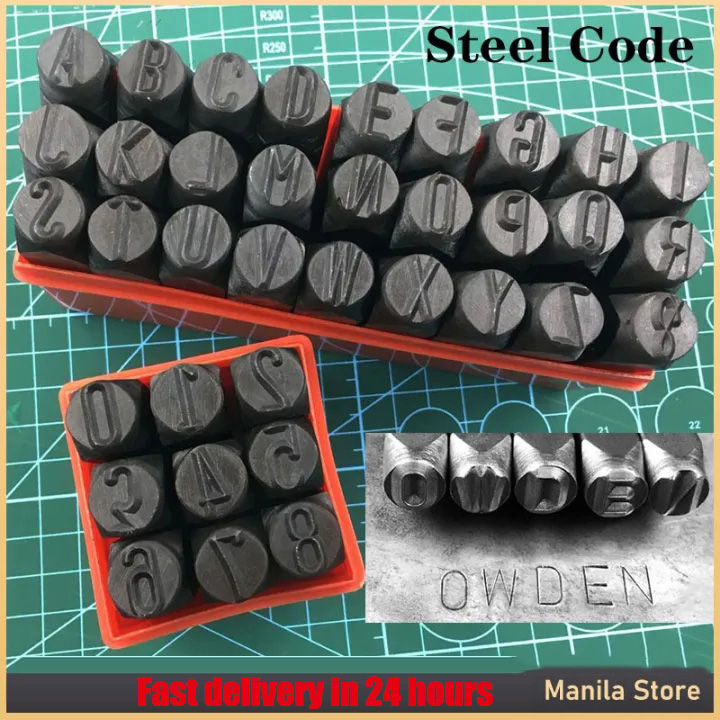 Gazelle Carbon Steel Letter Punch Set - 27 Pieces - Home Hardware Gazelle Carbon Steel Letter Punch Set - 27 Pieces - Home Hardware
