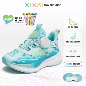 Giày Chạy Bộ Phòng Chân Bẹt HOBIBEAR AS8661Xixa by Fandy Kids Đế Eva Khóa Xoay Cao Cấp