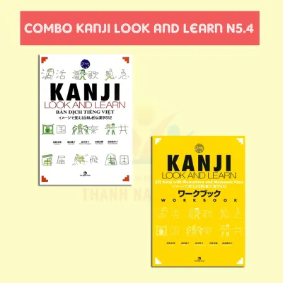 Sách Tiếng Nhật - Combo Kanji Look And Learn N5.N4 Bản Dịch Tiếng Việt