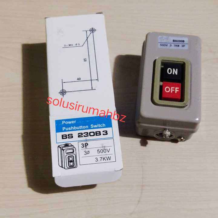 Switch On Off Industri Skakel Besar Mesin Listrik W Saklar A