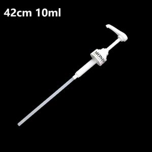 10ML Monin Syrup Pump Coffee Juice Bottle Dispenser Pump Quantitative Extrusion Liquid Dispenser
