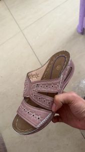 [Free Shipping] Plus-Size Roman-Style WomenS Sandals With A Wedge Heel Open-Toe Design Thick Sole And Available In Multiple Colors With Embroidered Details