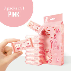 8in1 Set Baby Mini Wipes NonWovenFabric Multipurpose Wipe Pocket Portable Skin Friendly Outdoor Travel Size 64pcs/set