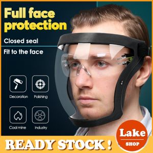 Transparent Full Face Mask With Filter Oil Splash Mask Protective Mask Protective Glasses